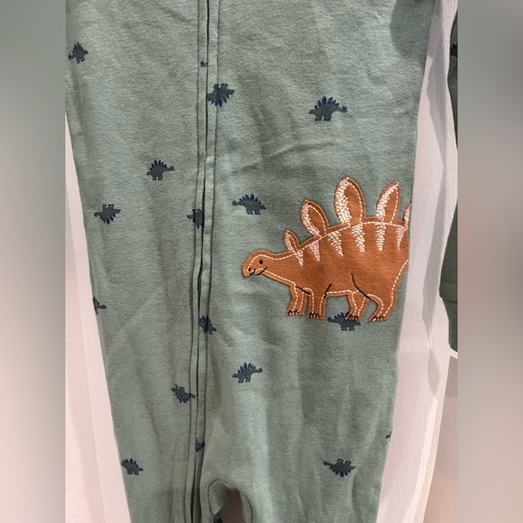 NWT Carter's Green Dinosaur Kids One Piece Size 24 Months - Picture 3 of 6